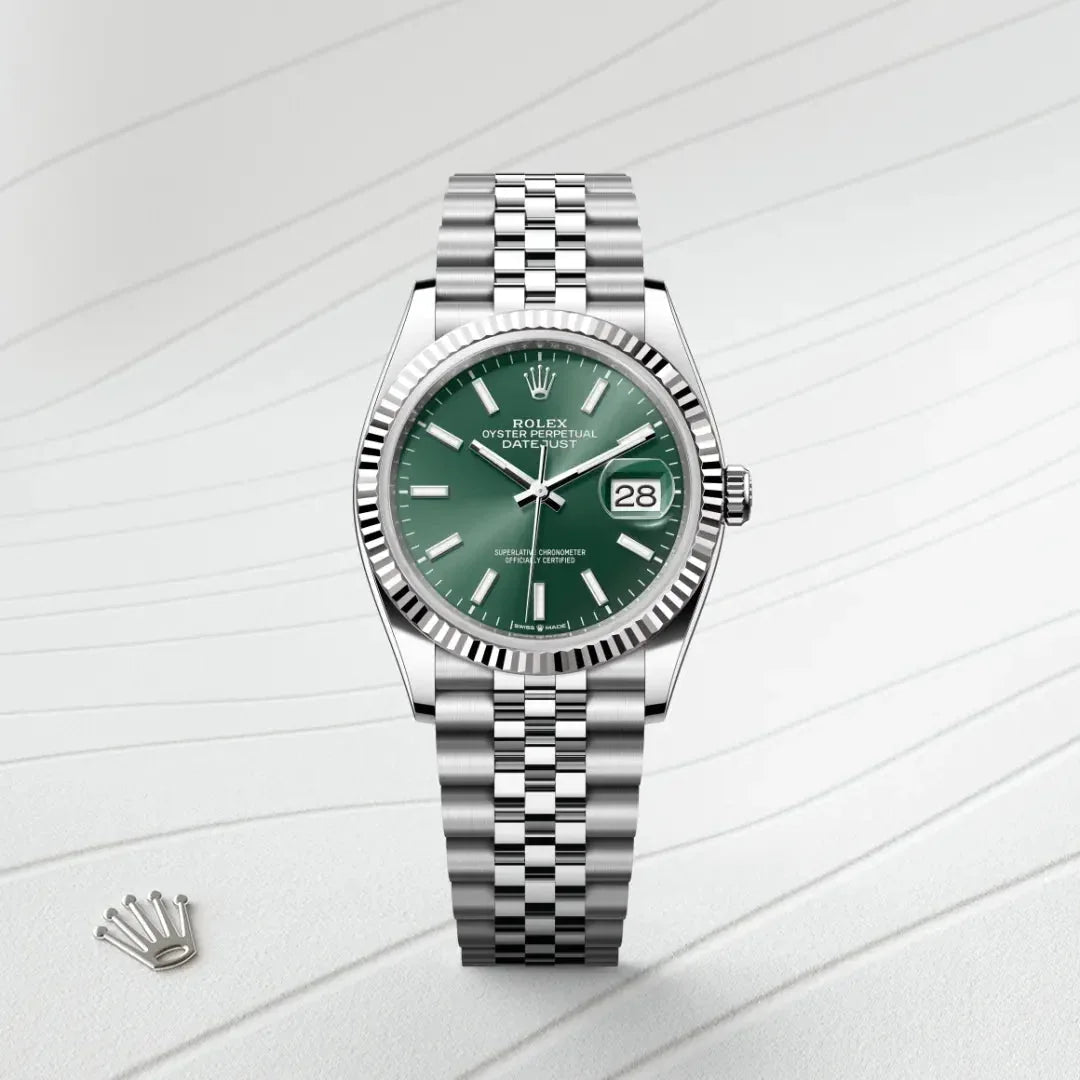 RLX Datejust 36 Acier et Or Blanc - Vue 2