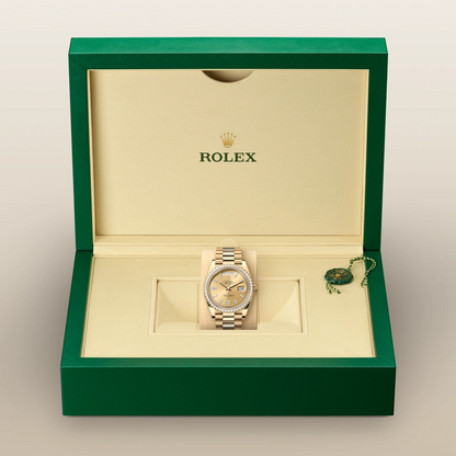RLX Day-Date 40 Or Jaune et Diamants - Vue 4