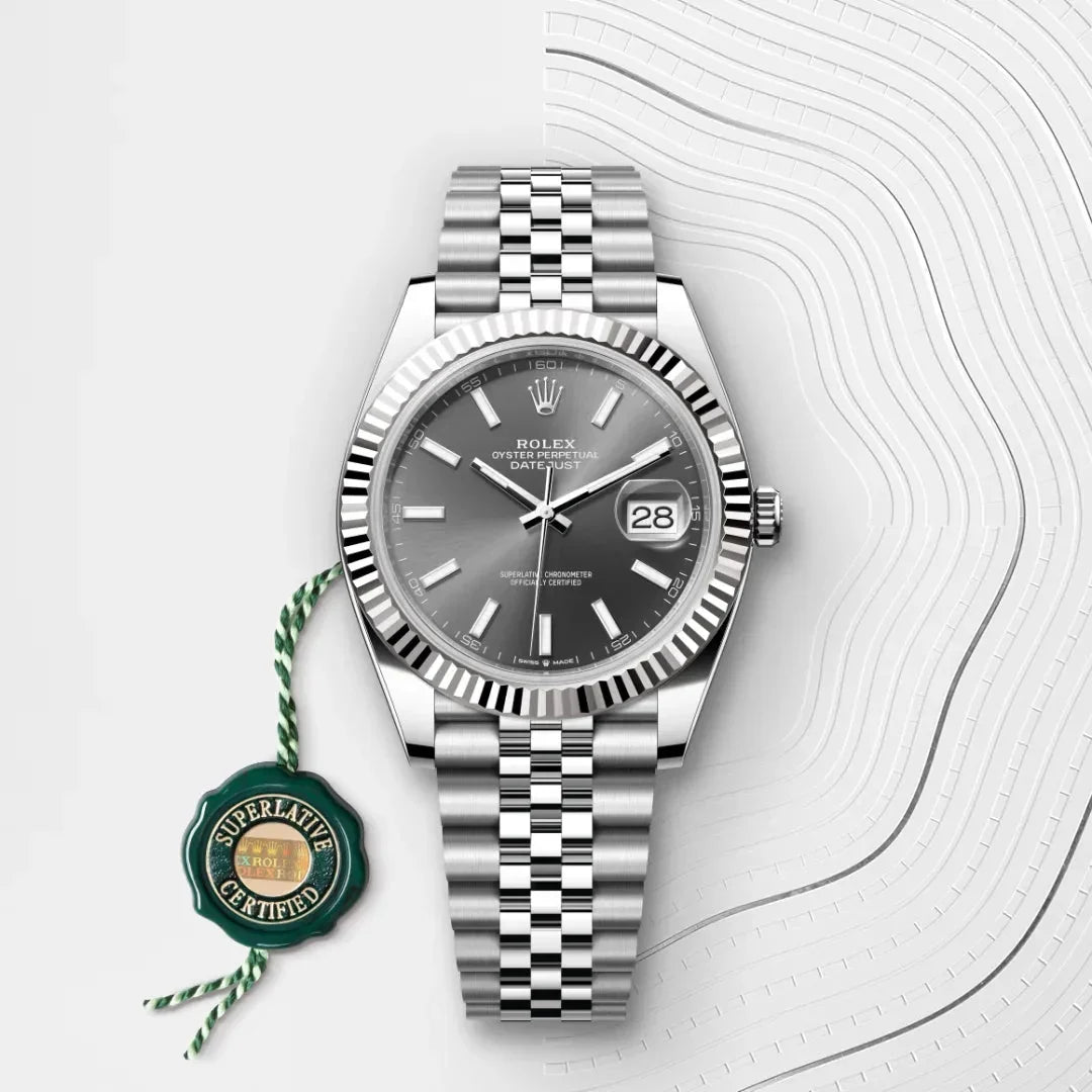 RLX Datejust 41 Acier et Or Blanc - Vue 6