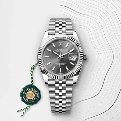 RLX Datejust 41 Acier et Or Blanc - Vue 6