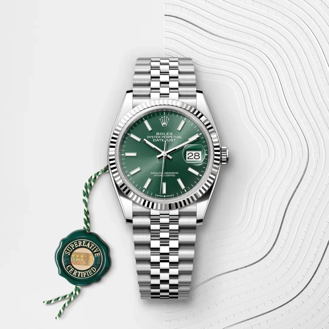 RLX Datejust 36 Acier et Or Blanc - Vue 4