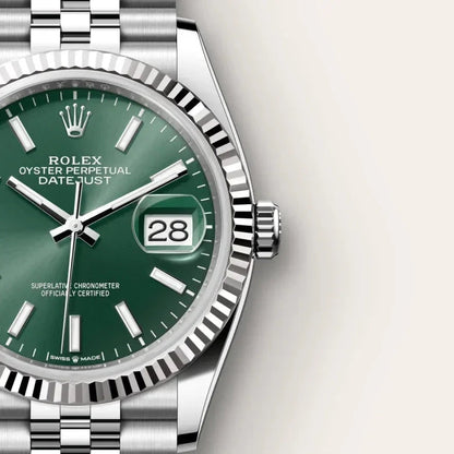 RLX Datejust 36 Acier et Or Blanc - Vue 5