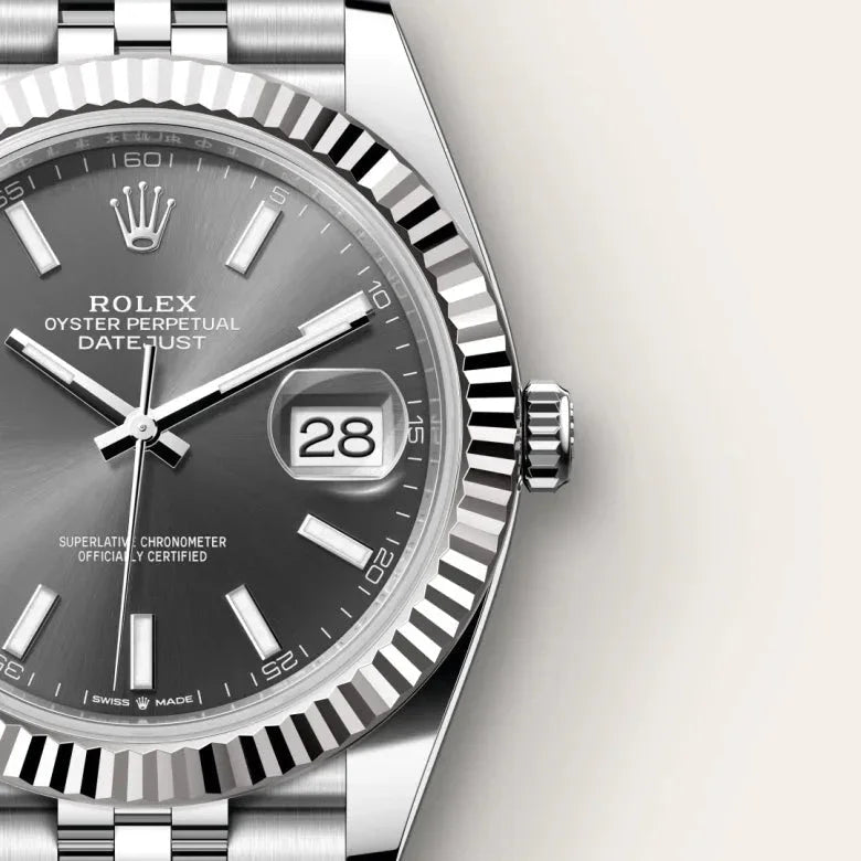 RLX Datejust 41 Acier et Or Blanc - Vue 4