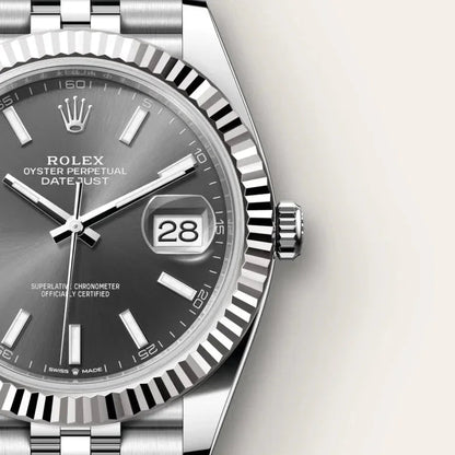 RLX Datejust 41 Acier et Or Blanc - Vue 4