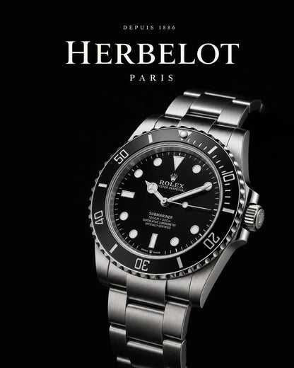 RLX Submariner Acier Oystersteel Sans Date - HERBELOT Paris