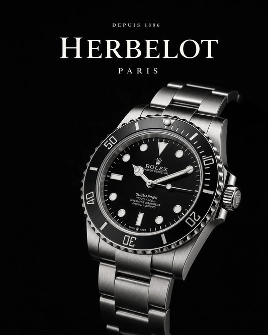 RLX Submariner Acier Oystersteel Sans Date - HERBELOT Paris