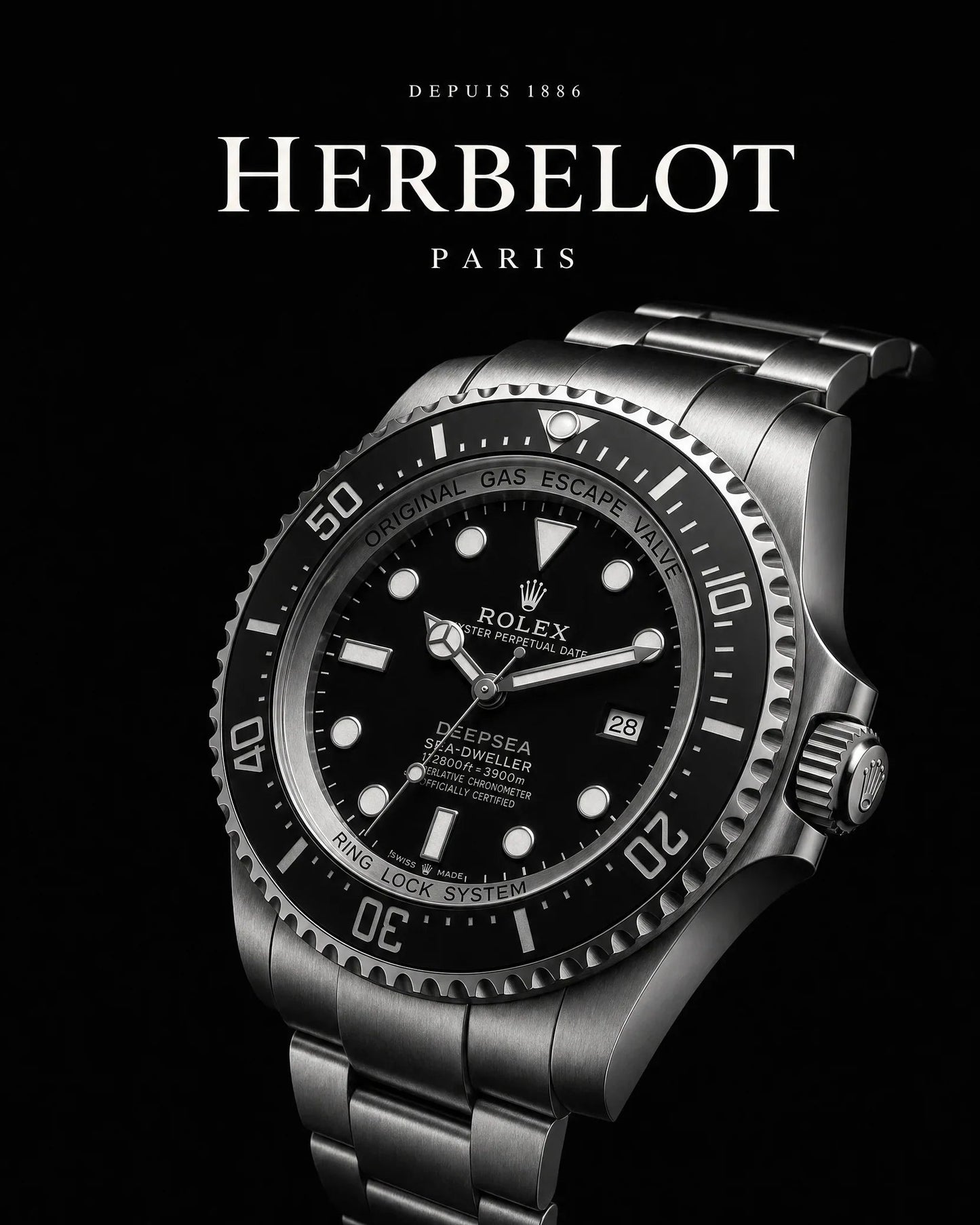 RLX Sea-Dweller Acier Oystersteel - HERBELOT Paris