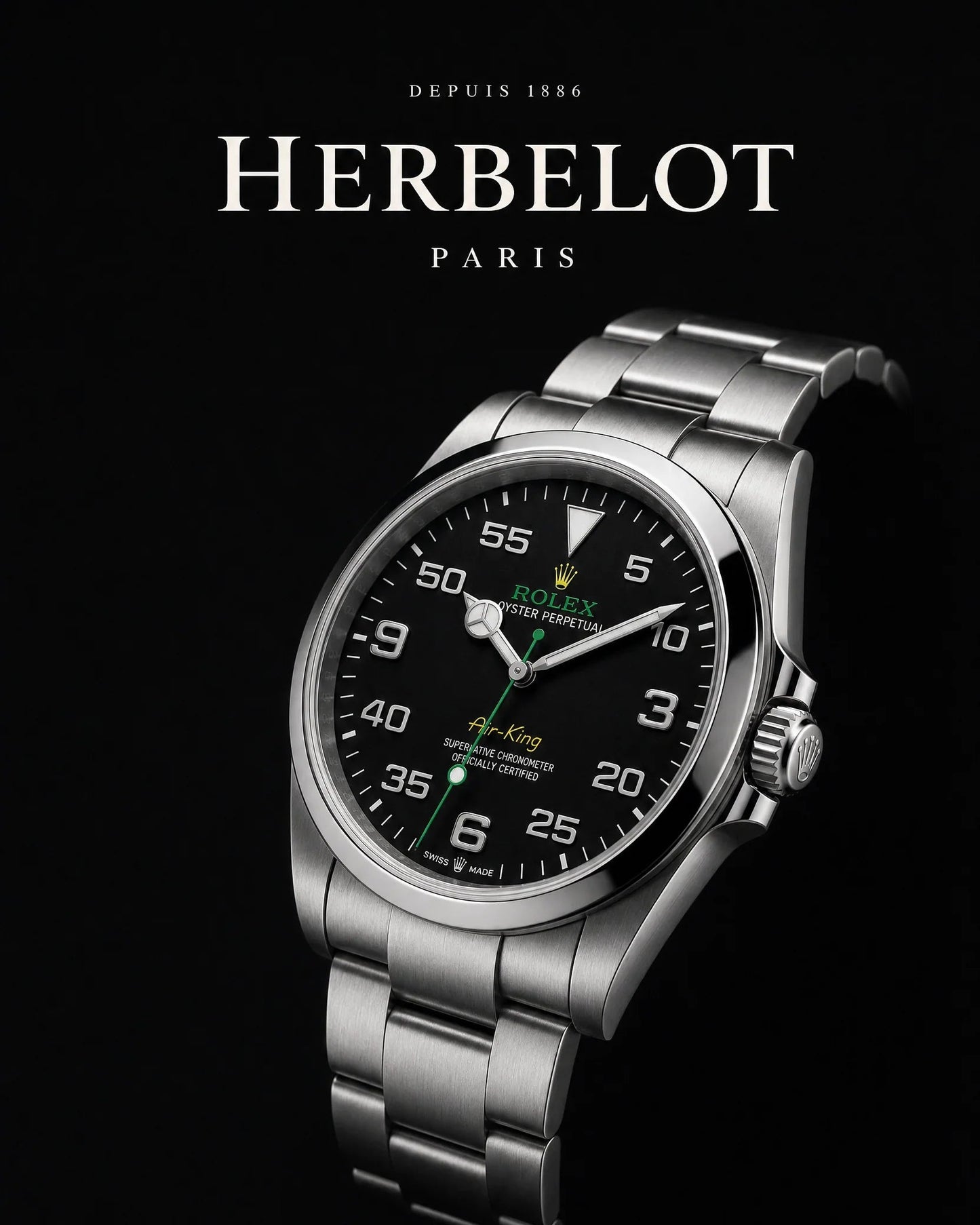 RLX Air-King Acier Oystersteel - HERBELOT Paris