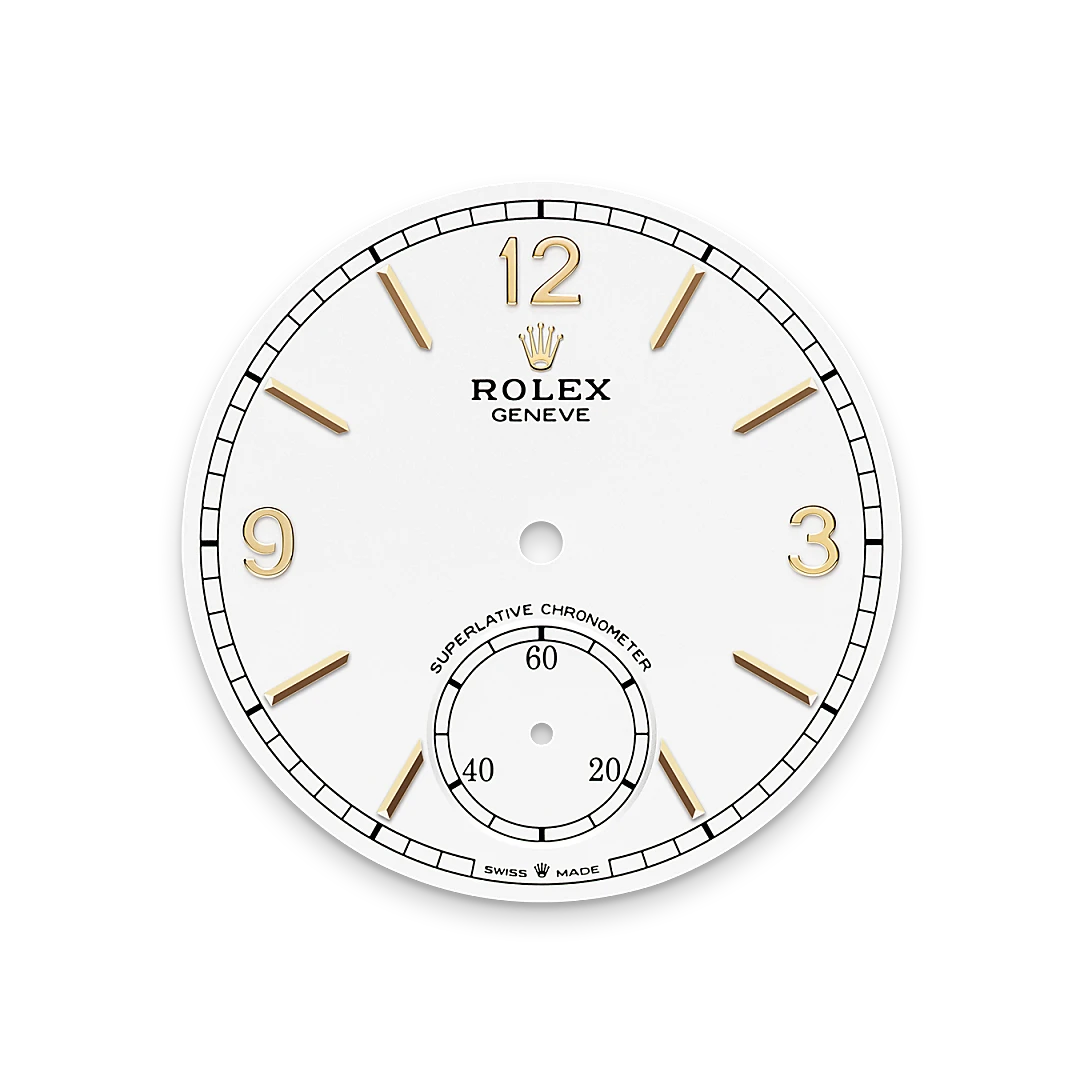 RLX Perpetual 1908 Or Jaune Cadran Blanc - Vue 6