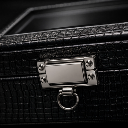 Écrin de Collection 10 Pièces - Noir Croco