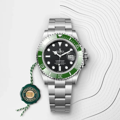 RLX Submariner Date Lunette Verte - Vue 4