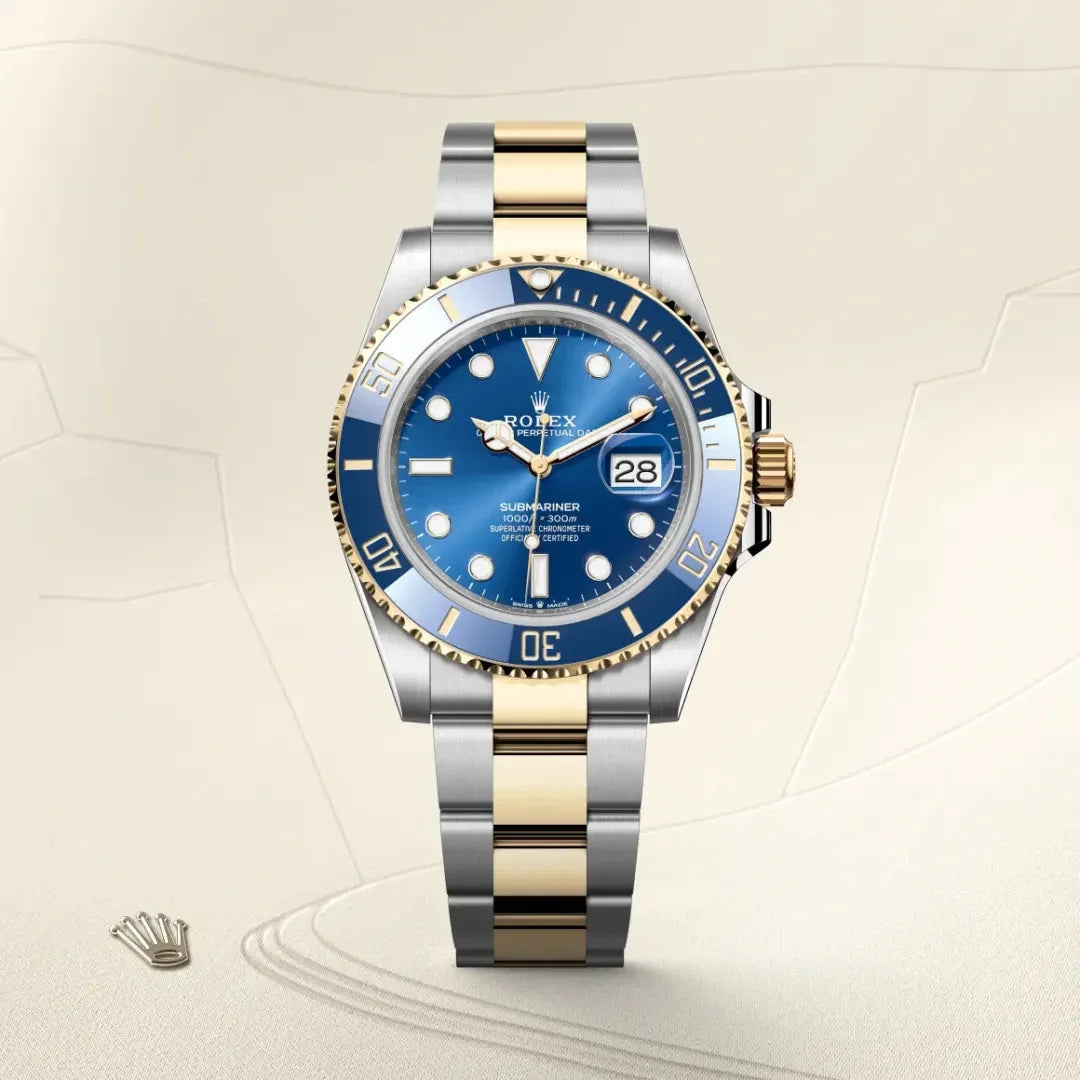 RLX Submariner Date Bicolore Or et Acier - Vue 3