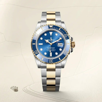 RLX Submariner Date Bicolore Or et Acier - Vue 3