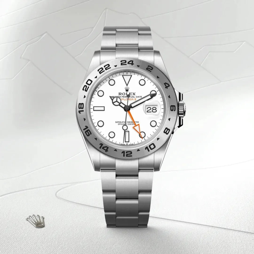 RLX Explorer II Acier Oystersteel Cadran Blanc - Vue 3