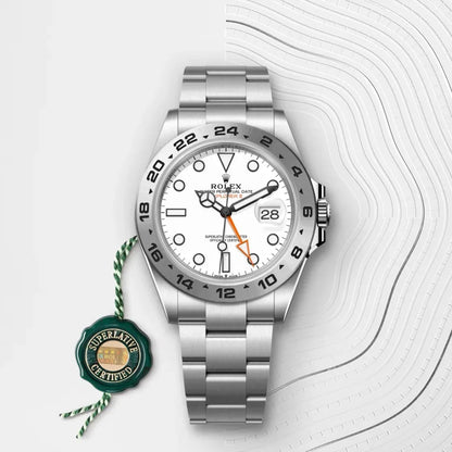 RLX Explorer II Acier Oystersteel Cadran Blanc - Vue 5