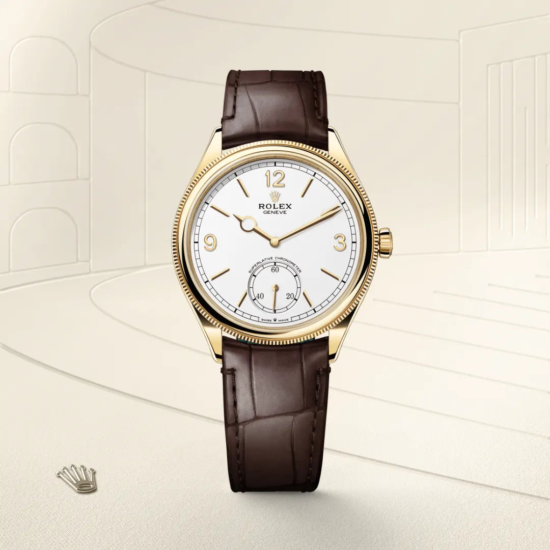 RLX Perpetual 1908 Or Jaune Cadran Blanc - Vue 3