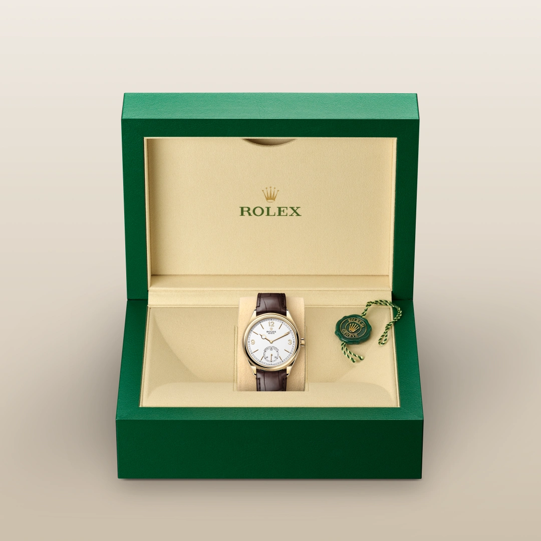 RLX Perpetual 1908 Or Jaune Cadran Blanc - Vue 4