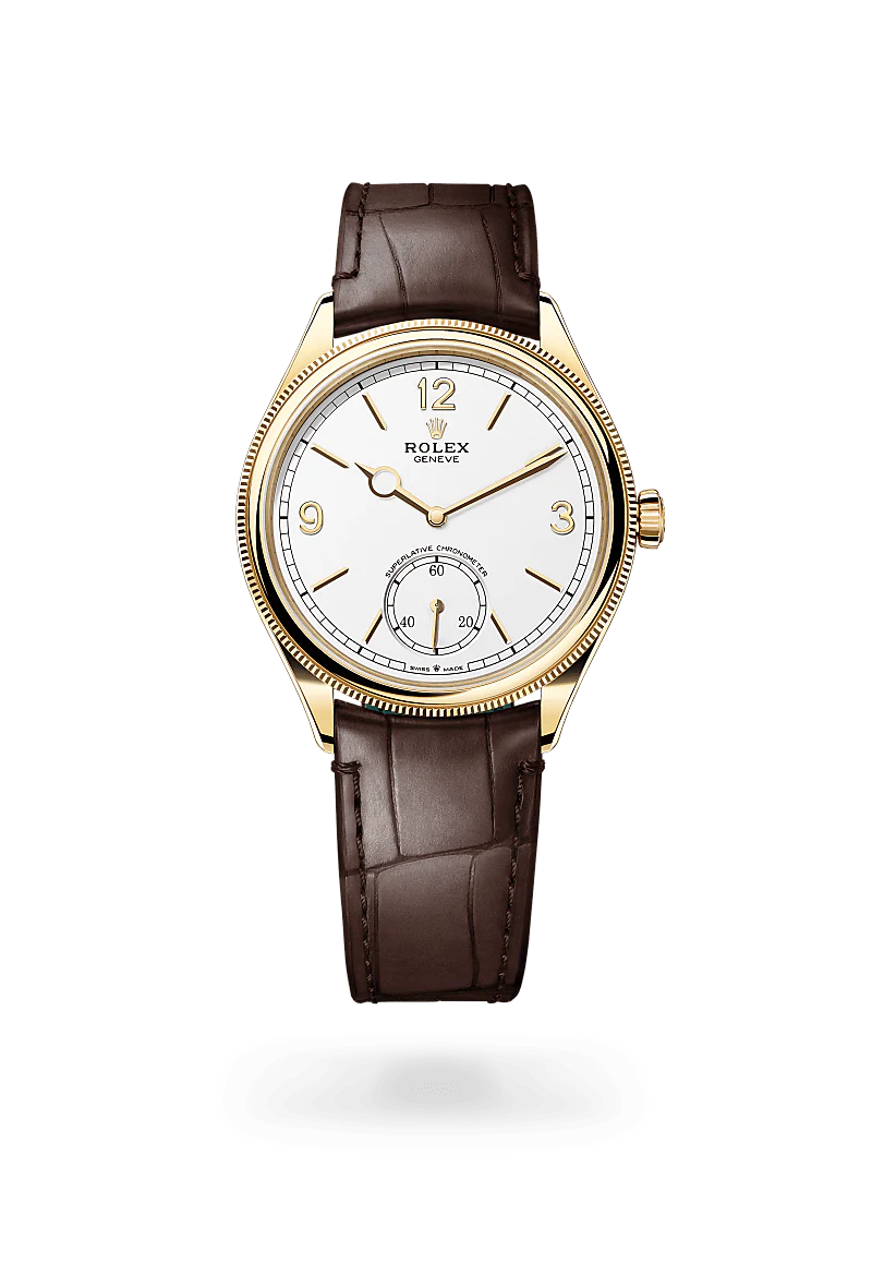 RLX Perpetual 1908 Or Jaune Cadran Blanc - Vue 2