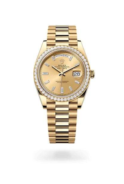 RLX Day-Date 40 Or Jaune et Diamants - Vue 2