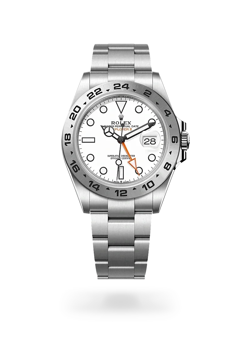 RLX Explorer II Acier Oystersteel Cadran Blanc - Vue 2